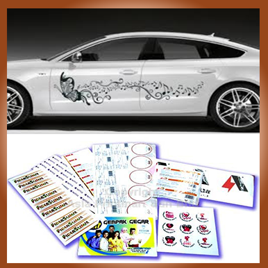 Car sticker (Full color + white) – Printing Order Quick and Easy